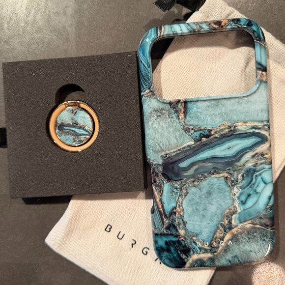 Burga iPhone 17 Pro Case (MagSafe) + Adhesive Ring | Ubud Jungle | Brand NEW - Picture 1 of 7